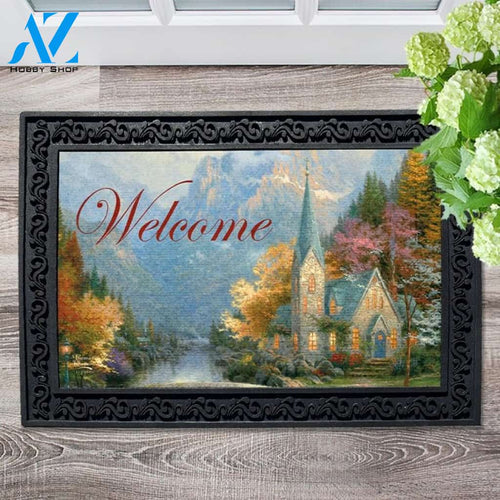 Mountain Chapel Doormat - 18" x 30"