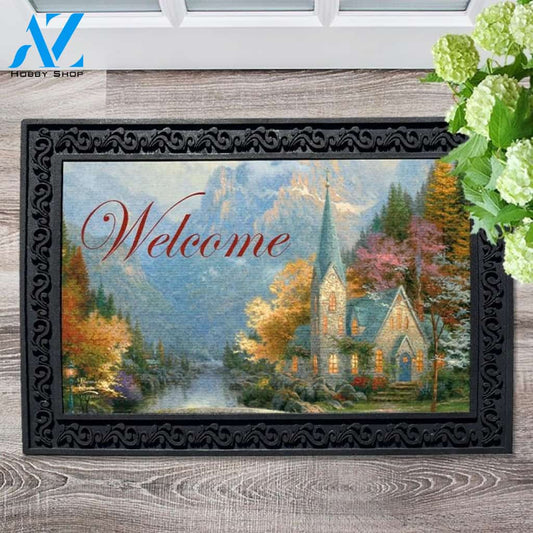 Mountain Chapel Doormat - 18" x 30"