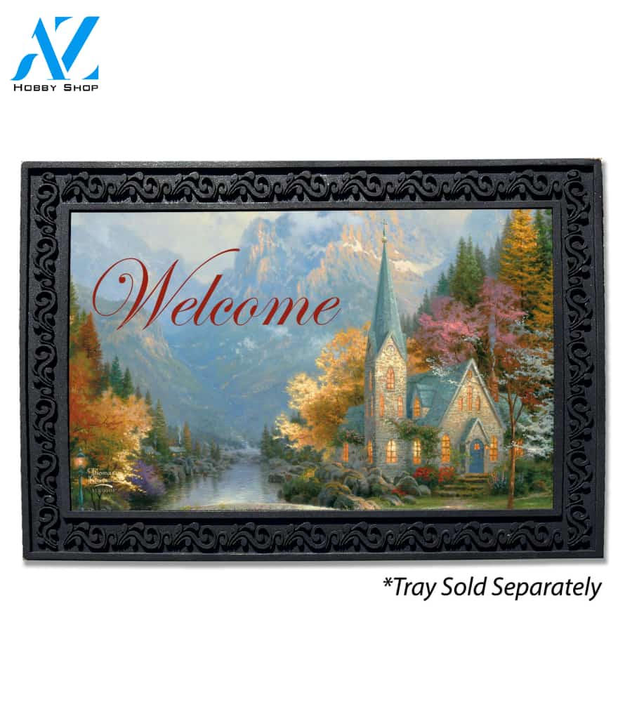 Mountain Chapel Doormat - 18" x 30"