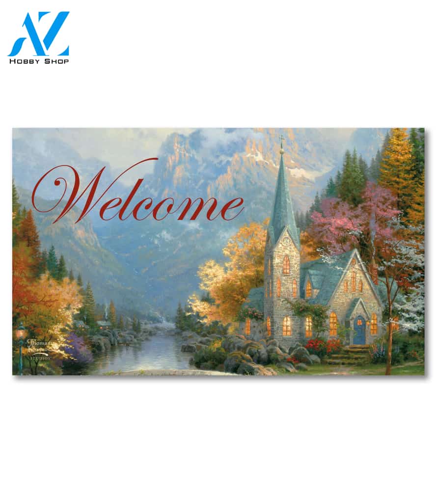 Mountain Chapel Doormat - 18" x 30"