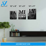 Mountain Range Family Flat Canvas Set