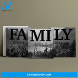 Mountain Range Family Flat Canvas Set