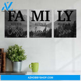 Mountain Range Family Flat Canvas Set