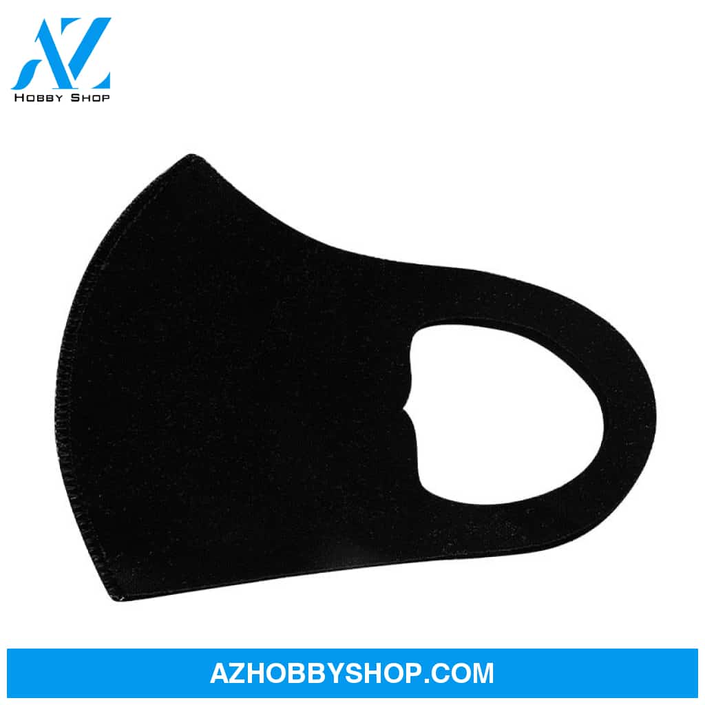 Mouth-Mask Nose Protection Black / Child