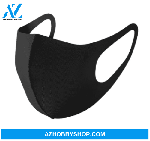Mouth-Mask Nose Protection Black6Pc / Adult