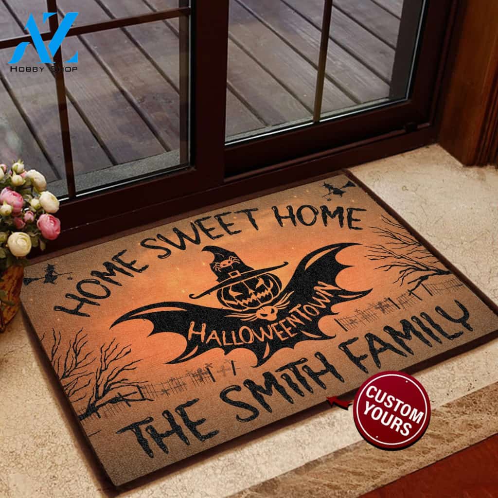 Movie Home Sweet Home Personalized All Over Printing Doormat | Welcome Mat | House Warming Gift