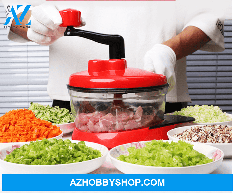 Multi-Function Shredder Manual Meat Grinder Dumpling Stuffing Machine Household Vegetable Garlic