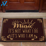 Music It's Who I Am Door Mat