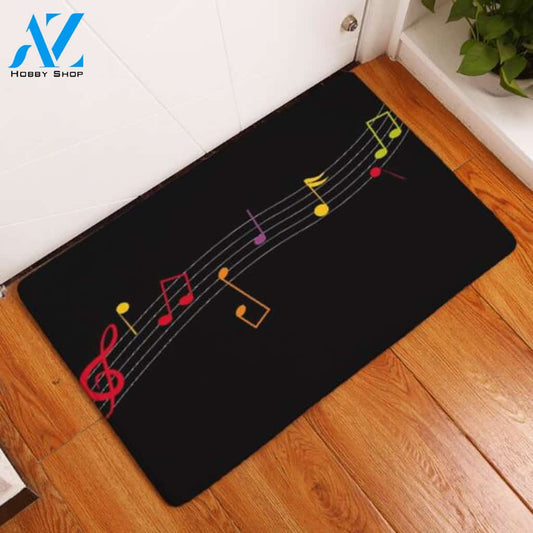 Music Mixed Color Doormat Collections Indoor And Outdoor Doormat Warm House Gift Welcome Mat Birthday Gift For Music Lovers