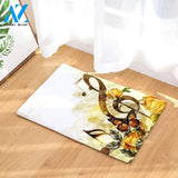 Personalized Name Family House Music Note And Butterfly Doormat Welcome Mat Housewarming Gift Home Decor Farmhouse Funny Doormat Gift Idea For Music Lovers