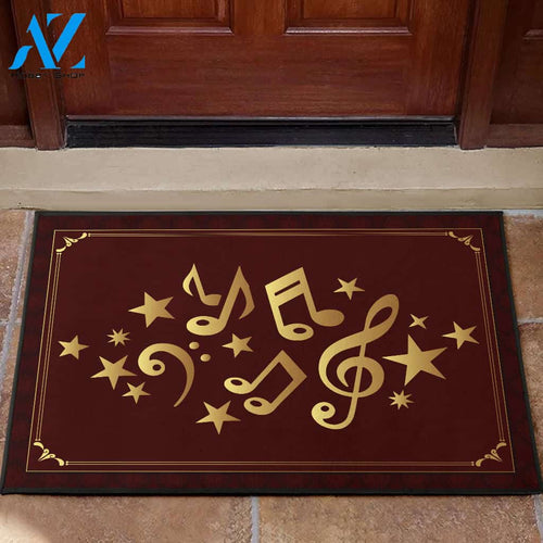 Music Notes Door Mat
