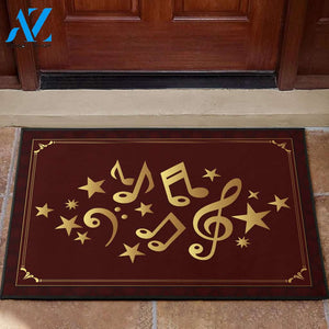 Music Notes Door Mat