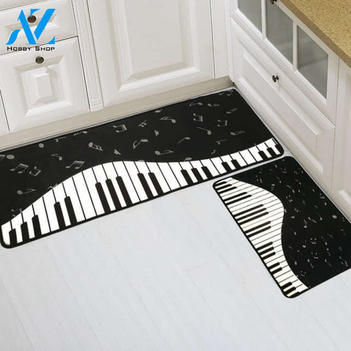 Music Notes & Piano Doormat