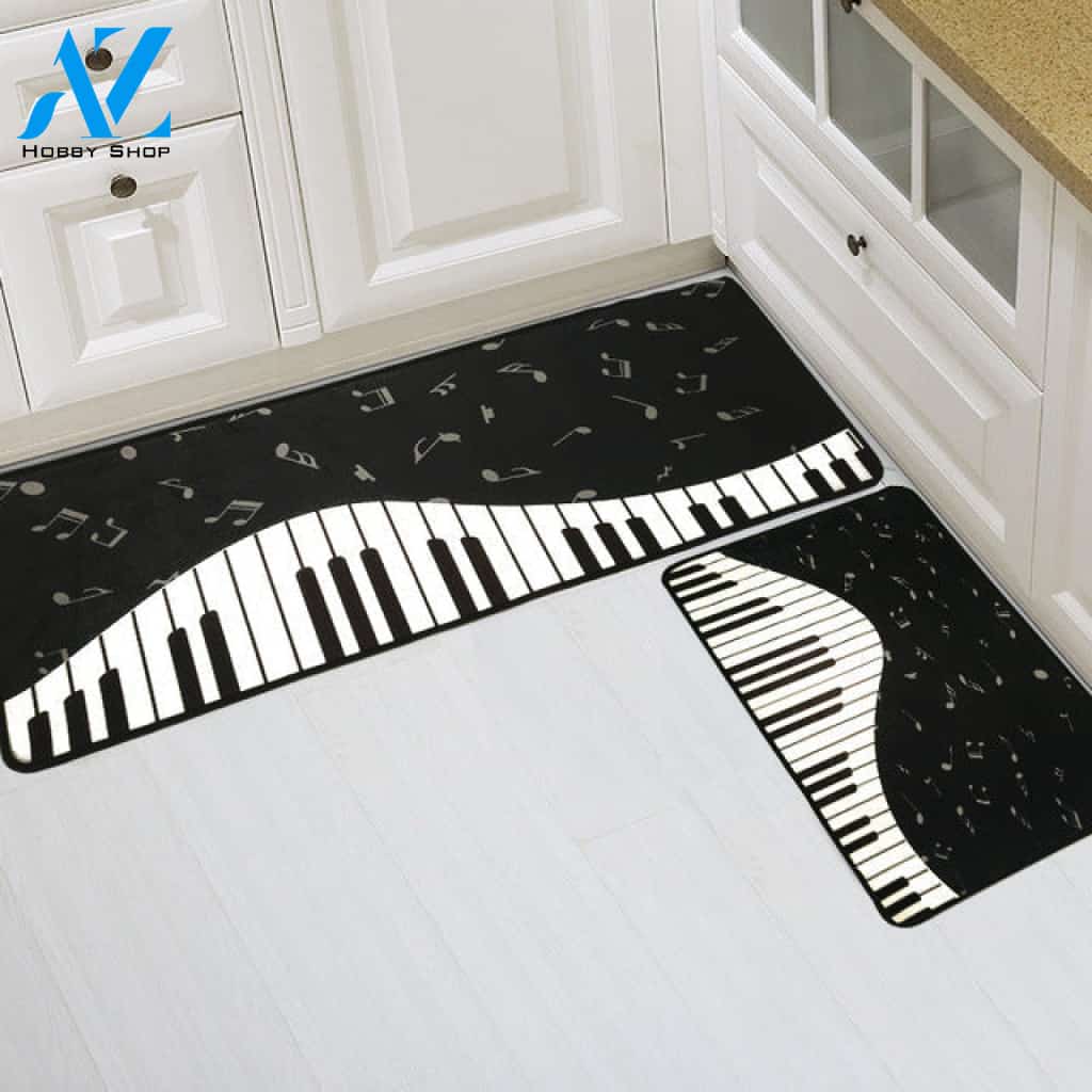 Music Notes & Piano Doormat