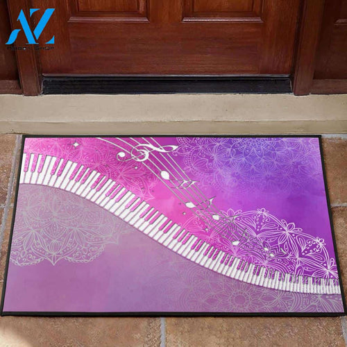 Music Notes Piano Key Doormat Welcome Mat Housewarming Gift Home Decor Funny Doormat Gift For Music Lovers Gift For Friend Gift For Pianist