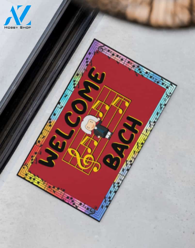 Music Teacher Welcome Bach Doormat