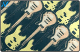 Musical Guitar Area Rug Doormat Welcome Mat Housewarming Gift Home Decor Funny Doormat Gift For Friend Birthday Gift