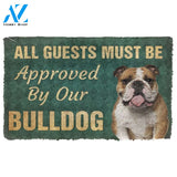 Gearhumans Gearhuman 3D Must Be Approved By Our Bulldog Custom Doormat
