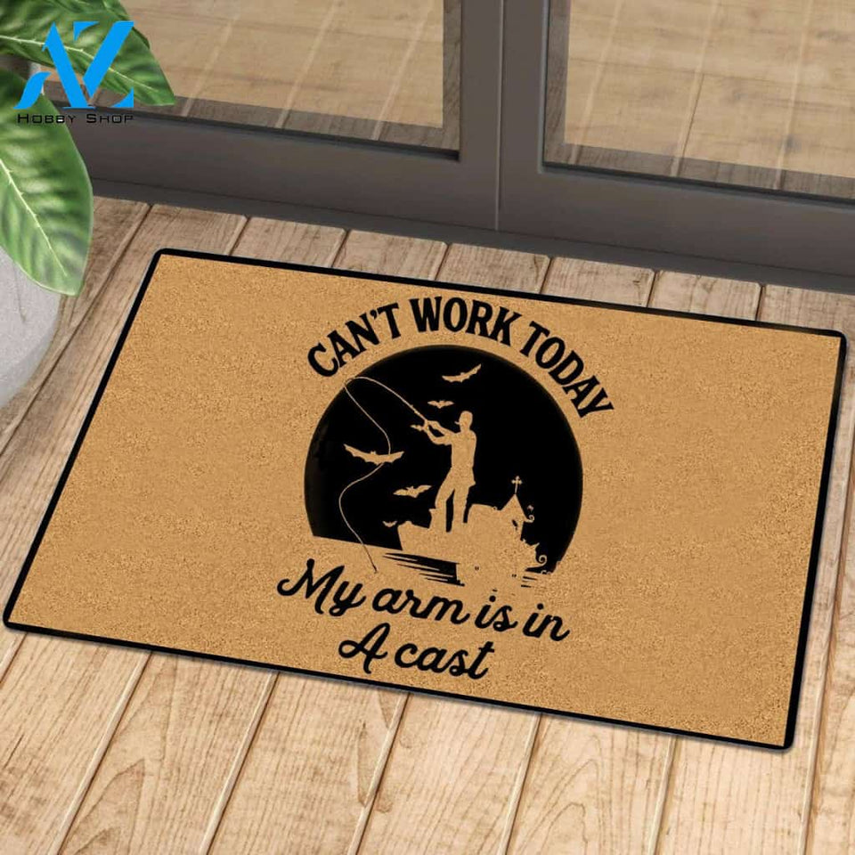 My arm is in a cast mat | Welcome Mat | House Warming Gift