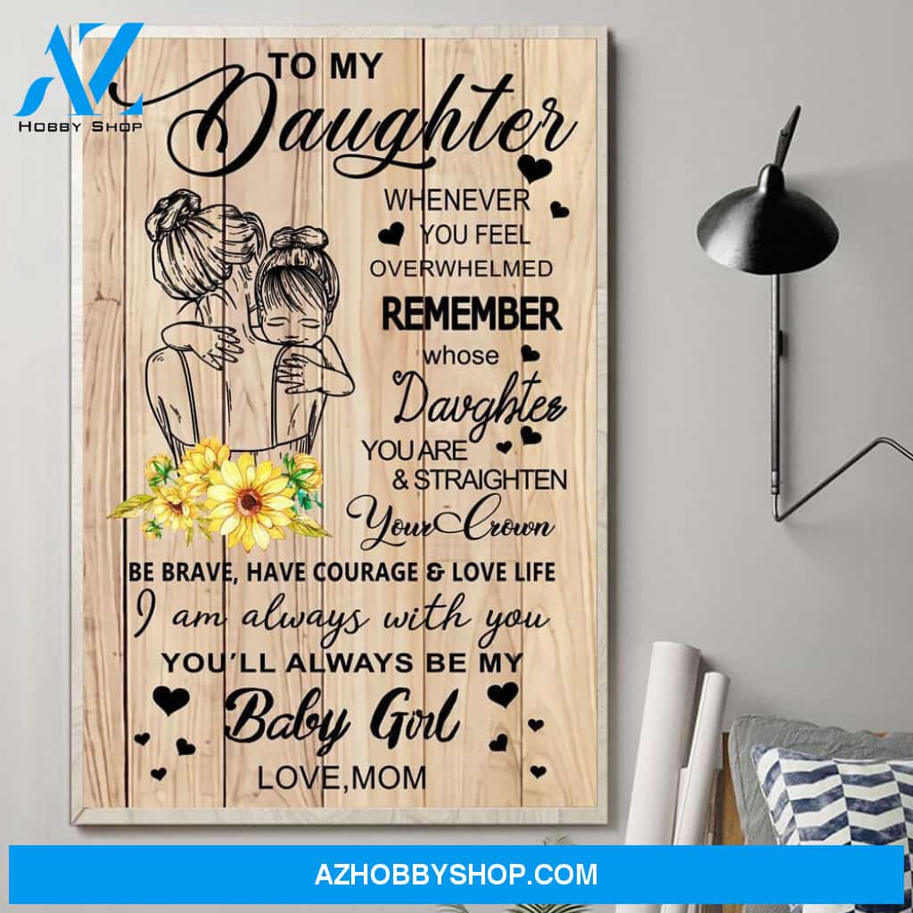My Baby Girl Vertical Poster