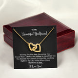 My Beautiful Girlfriend - Interlocking Hearts Necklace