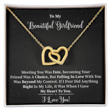 My Beautiful Girlfriend - Interlocking Hearts Necklace
