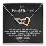 My Beautiful Girlfriend - Interlocking Hearts Necklace