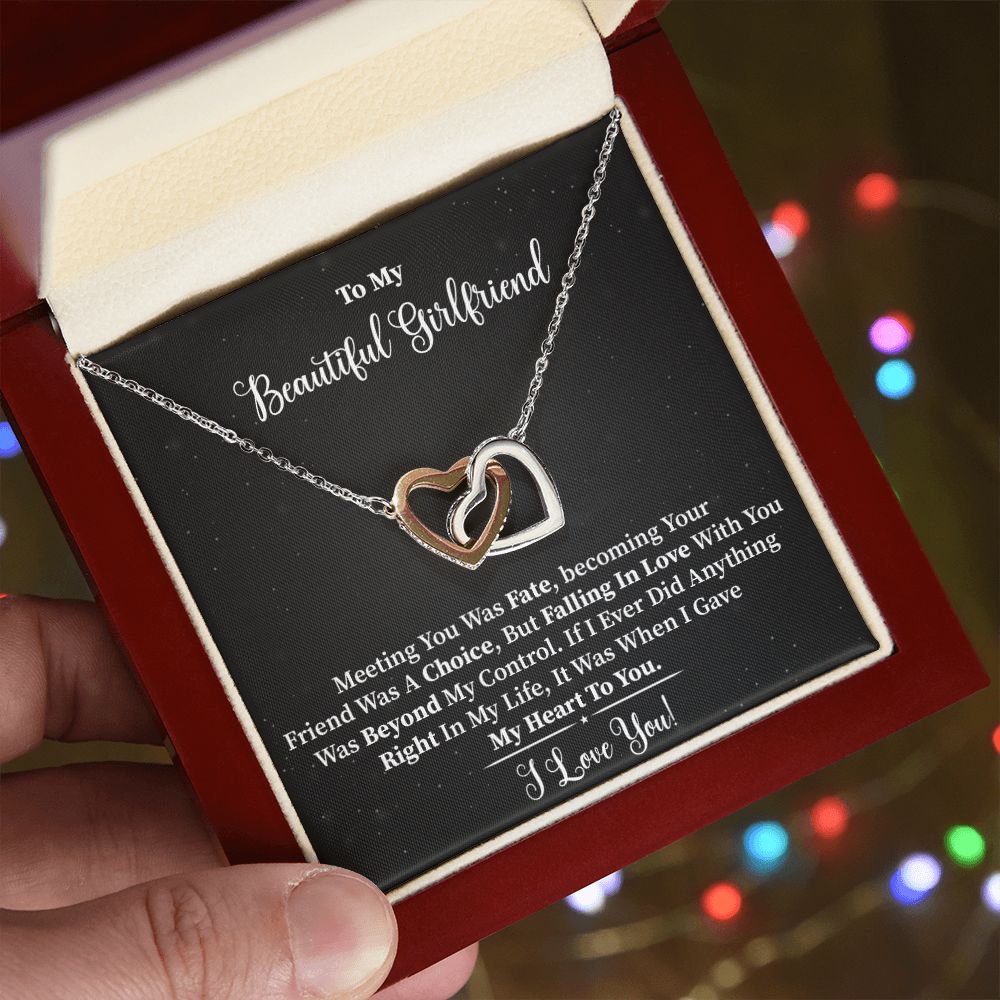 My Beautiful Girlfriend - Interlocking Hearts Necklace