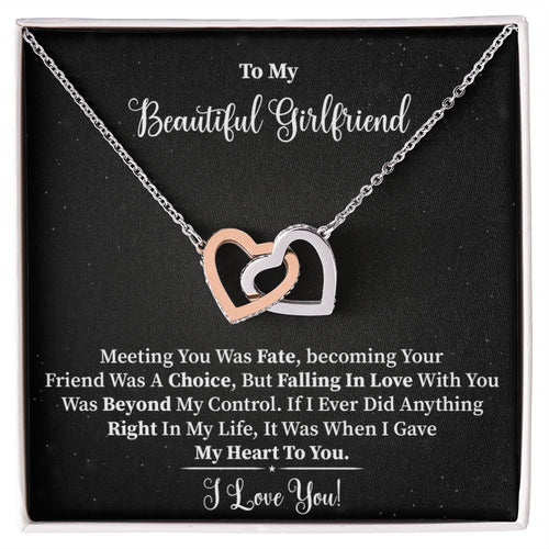 My Beautiful Girlfriend - Interlocking Hearts Necklace