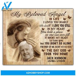My Beloved Angel Upload Photo Personalized Canvas