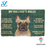 My Bulldog Rules Welcome Doormat NHD
