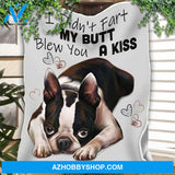 My But Blew You A Kiss,Fleece Blanket.Gift For People Family Home Decor Bedding Couch Sofa Soft and Comfy Cozy
