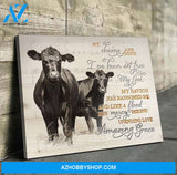 My chains are gone Cow Canvas Wall Art, Wall Decor Visual Art