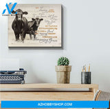 My chains are gone Cow Canvas Wall Art, Wall Decor Visual Art