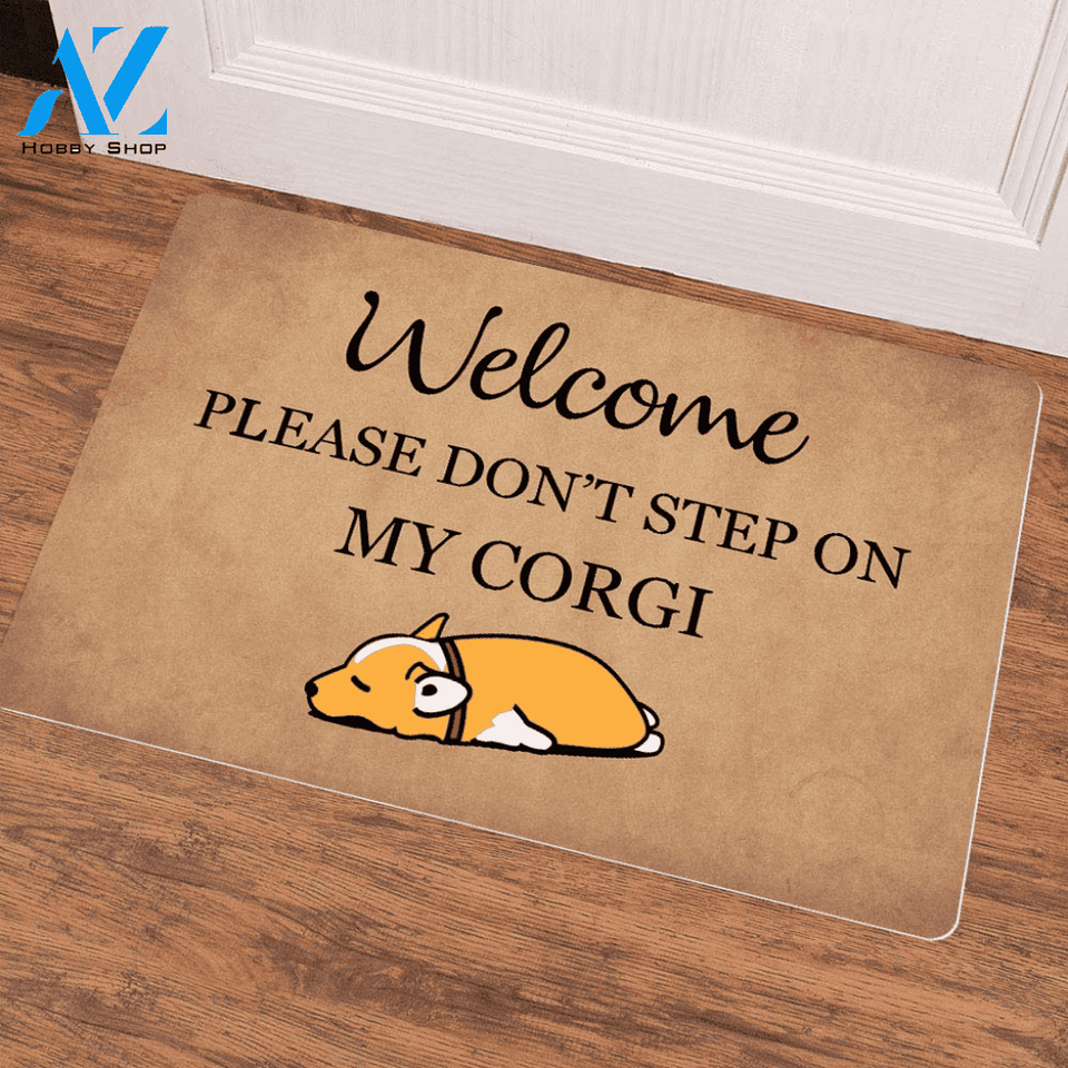 My Corgi Easy Clean Welcome DoorMat | Felt And Rubber | DO3344