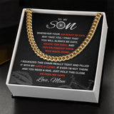 My Cycling Son - Cuban Link Necklace, Cuban Link Chain