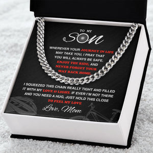 My Cycling Son - Cuban Link Necklace, Cuban Link Chain