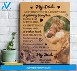 My Dad Upload Photo Personalized Canvas