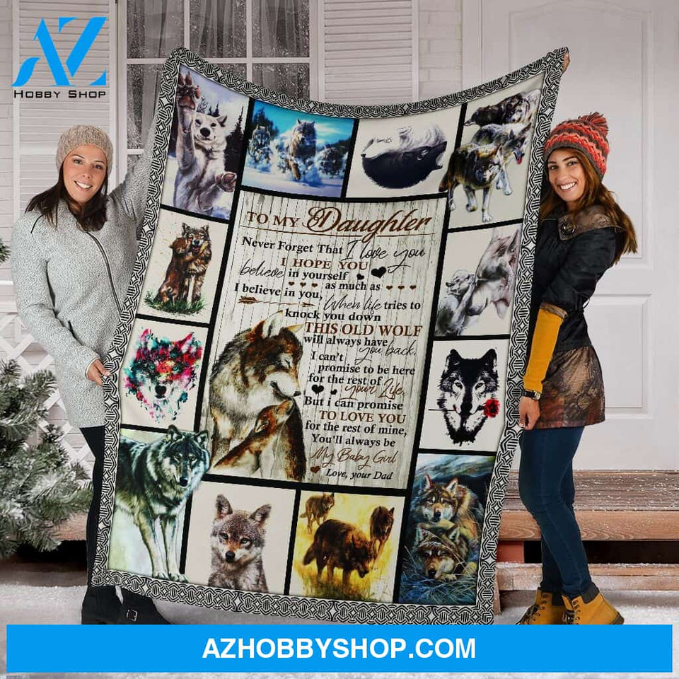 My Daughter Fleece Blanket