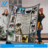 My Daughter Fleece Blanket