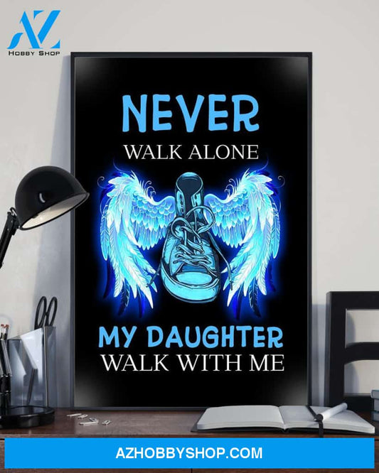 My Daughter Walk With Me Canvas And Poster Wall Decor Visual Art