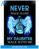My Daughter Walk With Me Canvas And Poster Wall Decor Visual Art