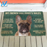 Gearhumans Gearhuman 3D My French Bulldog's Rules Doormat