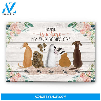 My Fur Babies - Personalized Poster/Canvas - Gift For Dog Lover
