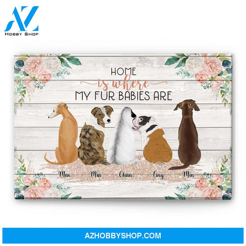 My Fur Babies - Personalized Poster/Canvas - Gift For Dog Lover
