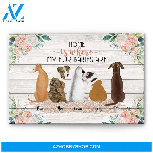 My Fur Babies - Personalized Poster/Canvas - Gift For Dog Lover