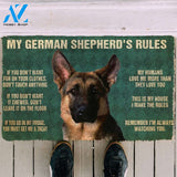 Gearhumans Gearhuman 3D My German Shepherd's Rules Doormat
