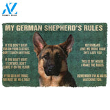 Gearhumans Gearhuman 3D My German Shepherd's Rules Doormat