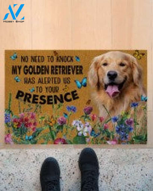 My Golden Retriever Presence Doormat