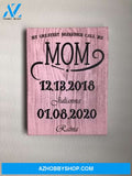 My Greatest Blessings Call Me Mom Personalized Gift Custom Canvas